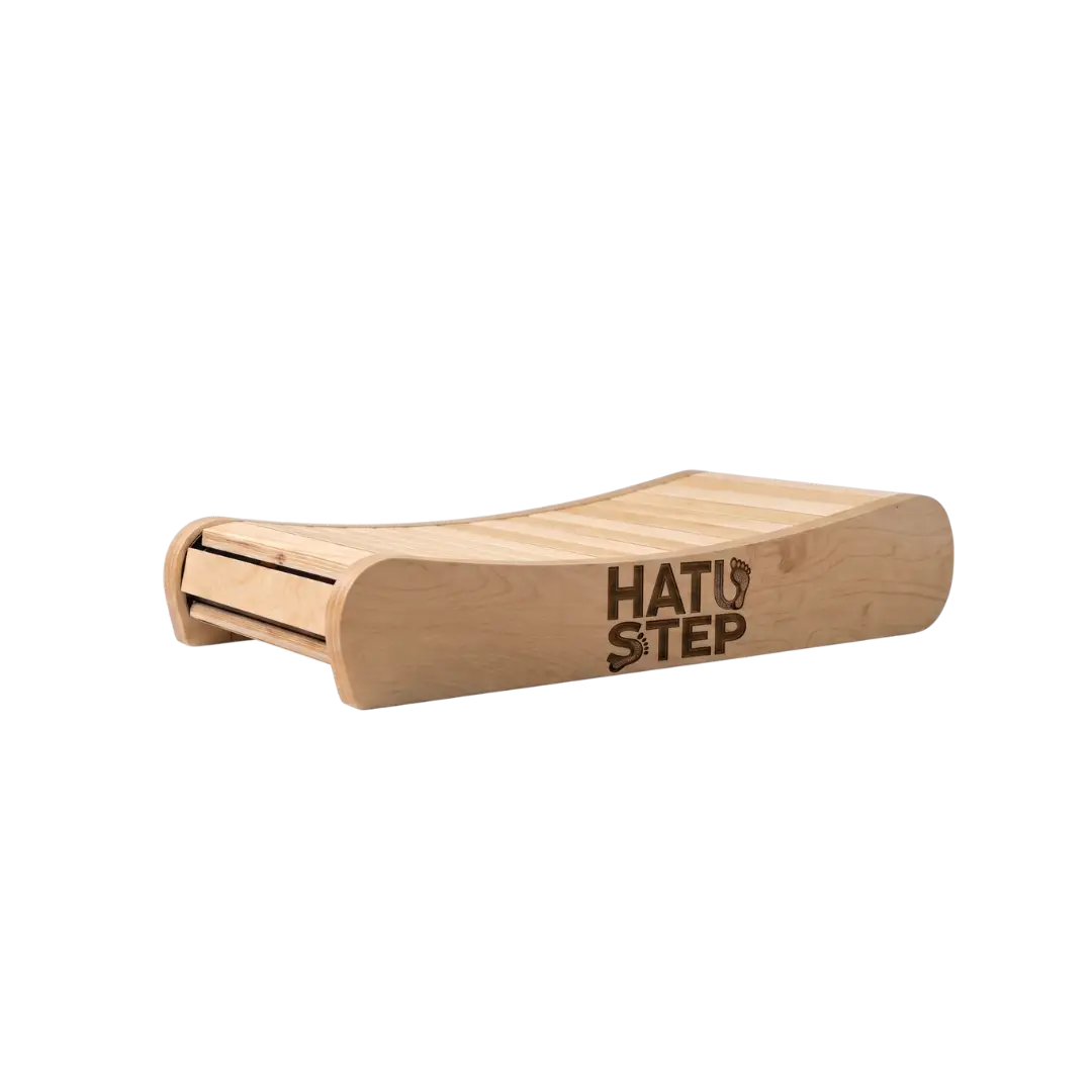 Hatu Step walking pad, three-quarter view